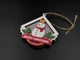 Елочная новогодняя игрушка Снеговик Marry Christmas с подсветкой из фанеры 90 х 85 х 10 мм Разноцветный (NR-127) - изображение 1