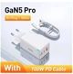 Мережевий Зарядний Пристрій Baseus GaN5 Pro 65W (2 Type-С+USB ) + Кабель Type-C to Type-C 100W (1m) White - зображення 3