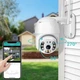 Камера видеонаблюдения уличная IP CAM 6 вайфай видеокамеры поворотная настенная с влагозащитой ночная съёмка - изображение 1