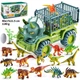 Развивающий набор Triceratops грузовик с динозаврами 17 шт - изображение 1