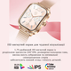 Женские смарт-часы Smart Watch для айфона и андроида – умные часы с HD-экраном, фитнес-трекером и уведомлени - изображение 5