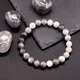 Браслет из натурального серого агата Claud Water Agate - изображение 3