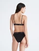 Женский топ Calvin Klein (144000416113) Cotton Stretch Unlined Triangle Bralette XS черный - изображение 3