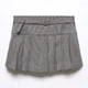 Юбка мини осенняя женская Mango Nara 57044403-52 M Серая с синим (8445922618056) - изображение 7