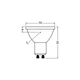 Лампа LED 8W 220V 750lm 3000K GU10 50x52mm рефлекторная [4099854235009] LEDVANCE LED PAR16 - изображение 6