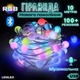 Светодиодная гирлянда лента новогодняя RGB шарики разноцветное свечение управление от смартфона Lemleo Multi - изображение 1