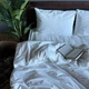 Постільна білизна Washed Cotton молочний полуторний варена бавовна 150 х 215 см - изображение 8