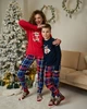 Детская пижама для мальчика с брюками - Новогодний мишка - Family look для семьи 110-116 - изображение 2