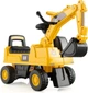 Каталка толокар трактор экскаватор с ковшом CAT M 6022-6 желтый звуковые эффекты музыка - изображение 2