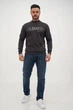 Свитшот с принтом флис Trend Collection 61609 Антрацит (GRAY) 3XL - изображение 2