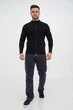Кофта на замку кежуал Trend Collection 3357 чорний (col.802) XL - зображення 2