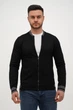 Кофта на замке кэжуал Trend Collection 407 черный (BLACK) M - изображение 1