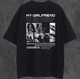 Футболка чоловіча JHK MY GIRLFRIEND XL Чорна - зображення 2