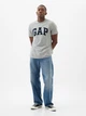 Чоловіча футболка Gap (500116675869) Everyday Soft Logo S сіра - зображення 3