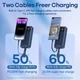 Зовнішній акумулятор повербанк power bank Remax RPP-550 30000mAh |2USB/Type-C, QC/PD, 22.5W/5A, Фонарик| blue - зображення 3