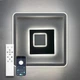 Люстра світлодіодна стельова LUMINARIA BRAVE 90W S400 APP WHITE/BLACK 220V IP20 світильник з пультом ДУ - зображення 1