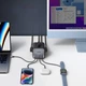Зарядное устройство Ugreen CD268 2 розетки 4xUSB 65W DigiNest Cube 2хUSB-C+2xUSB-A Black-Grey (60113) - изображение 3