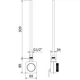 ТЭН для полотенцесушителя с WIFI NAVIN Accorto 300W белый - изображение 5