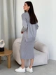 Юбка миди осенняя прямая женская ARTKNIT Katrin L/XL Светло-серая (4823093454934) - изображение 4