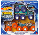 Zestaw pojazdów Hot Wheels Monster Trucks Power Smashers Toy Truck & Big Rig Multipack 4 szt (194735247776) - obraz 1