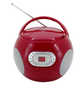 Бумбокс Soundmaster SCD2120RO з лоток останнього треку FM-радіо Червоний - зображення 3