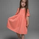 Сукня для дівчаток Trendy Тot 03-01245 кораловий 98 см (3 роки) - изображение 1