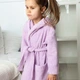 Халат дитячий махровий для дівчаток Trendy tot 03-01409 лаванда 116 см (6 років) - зображення 6