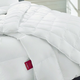 Кассетное теплое пуховое одеяло Brinkhaus Luxus Warm, Полуторний, 155X220 см - изображение 1