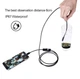 Цифровой эндоскоп автомобильный для смартфона ПК 5,5 мм 3в1 micro USB/USB/Type-C гибкий 2м - изображение 3