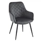 Дизайнерское Мягкое Кресло Just Relax "Genoa Dark Grey" с графитовым бархатом - изображение 1