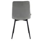 Дизайнерське М'яке Крісло Just Relax "Padua Light Grey" з Сірим оксамитом - зображення 5