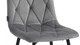 Дизайнерське М'яке Крісло Just Relax "Padua Light Grey" з Сірим оксамитом - зображення 8