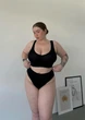 Комплект бесшовного белья plus size 2XL Черный - изображение 1