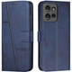 Чехол-книжка с застежкой UniCase Jet Cover для Motorola Edge 50 - Sapphire - изображение 1