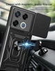 Чохол Hide Shield для Infinix GT 20 Pro / X6871 протиударний бампер з підставкою кільцем Black - зображення 3