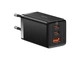 Зарядний пристрій BASEUS GaN5 Pro Fast Charger 2C+U 65W Black w/Type-C to Type-C (CCGP120201) - изображение 3