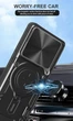 Чехол Magnetic Shield для Infinix Note 40 Pro / X6850 бампер противоударный с подставкой кольцом Black - изображение 2