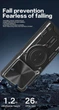 Чехол Magnetic Shield для Infinix Note 40 Pro / X6850 бампер противоударный с подставкой кольцом Black - изображение 5