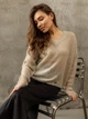 Юбка женская из шелка Армани годе с резинкой и молнией Seventeen L-XL Черный 2167.5663 - изображение 5