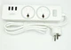 Сетевой фильтр-удлинитель XO WL04 2 Розетки + 3 USB 1.8 м White (WL04) - изображение 4