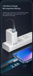 Кабель Toocki lightning USB 2.4A быстрая зарядка для iPhone 1м с LED подсветкой Черный - изображение 3