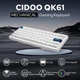 Механічна ігрова клавіатура з підсвічуванням клавіш CIDOO QK61 - зображення 4