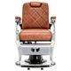Гідравлічне перукарське крісло Dion Barberking A-040-SILVER-BROWN - зображення 5