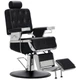 Перукарське крісло гідравлічне для перукарні Santino Barberking 8812-BLACK-BUTTON - зображення 1