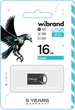 Флеш пам'ять 16GB Wibrand Hawk Black (WI2.0/HA16M1B) - изображение 2