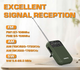 XHDATA DSP D220 — Ретро Радіо у вінтажному стилі, зелений - зображення 4