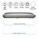 Led светильник потолочный ULM-0959 50W 2900K-6000K 30х30 см с пультом ДУ квадратный белый хром - изображение 2