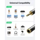 Перехідник UGREEN AV168 3.5mm Male to 6.35mm Female Adapter 1pcs(UGR-60711) (UGR-60711) - зображення 4