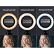 Лампа для селфи кольцевая светодиодная LED на два телефона Phone Live WN-20 световое кольцо 16 см - изображение 2