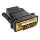 Кабель UGREEN 20124 DVI 24+1 Male to HDMI Female Adapter (Black) (UGR-20124) (UGR-20124) - зображення 1
